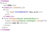 React DevTools tree